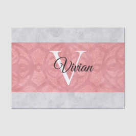 Papel De Seda Gatique Cor De Água, Rosa, E Cinzas, De Cor Rosa,