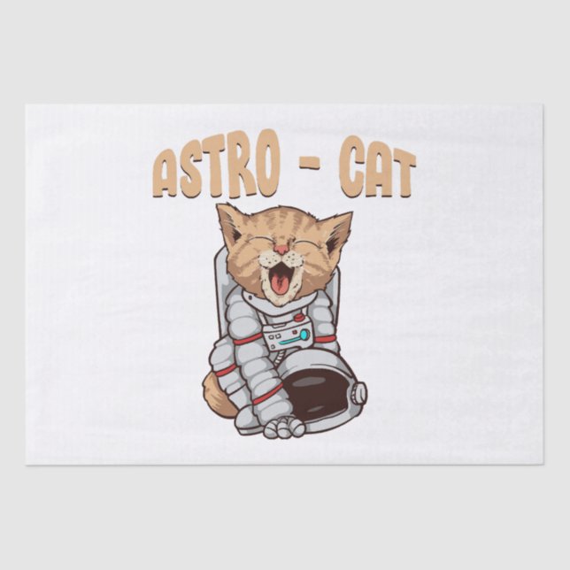 Papel De Seda Gato Astro (Frente )