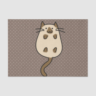 Papel De Seda Gato bonito