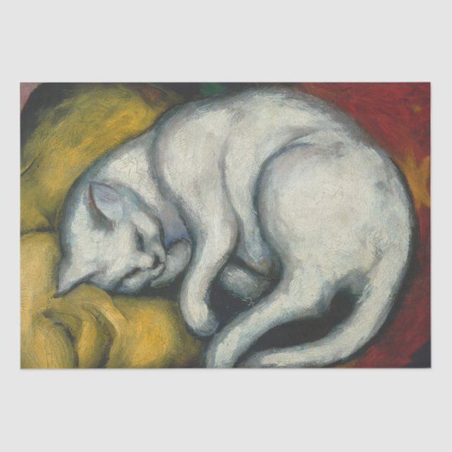 Papel De Seda Gato Branco (Frente )