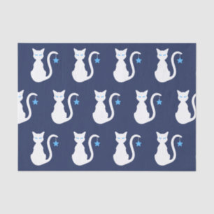 Papel de Seda Gato Branco