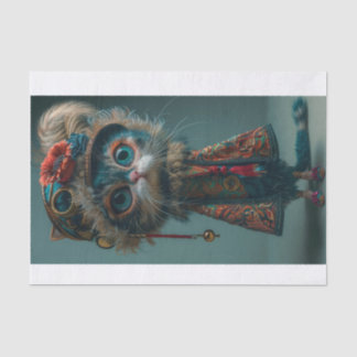 Papel De Seda Gato de Moda Alta5