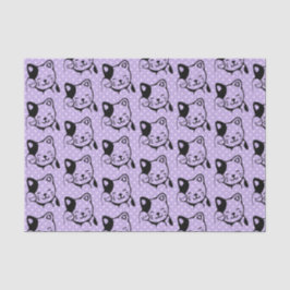 Papel De Seda Gato Gatinho Branco e Preto, Alô