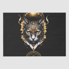 Papel De Seda Gato preto maravilhoso.