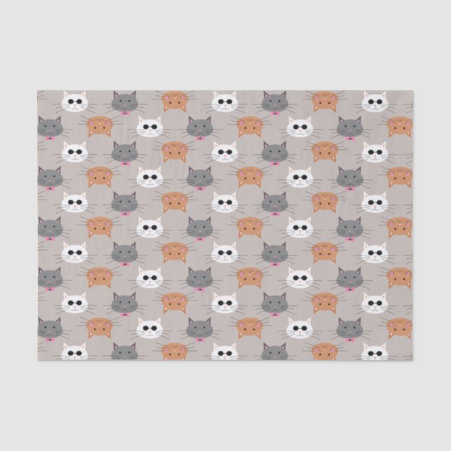 Papel De Seda Gatos (Frente )