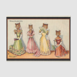 Papel De Seda Gatos Louis Wain Wallflower Girl