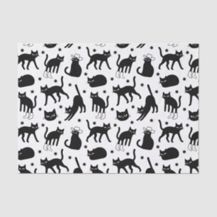 Papel De Seda Gatos Pretos