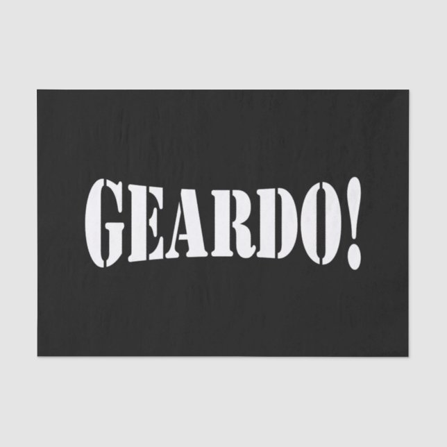 PAPEL DE SEDA GEARDO! (Frente )