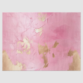 Papel De Seda Gelado Rosa Menino Dourado