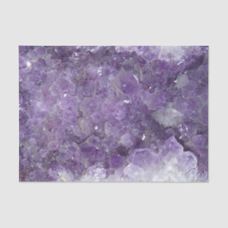 Papel De Seda Gema de cristal cura Amethyst roxa Geode