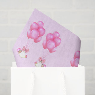 Papel De Seda Gêmeas - Presente para Bebê