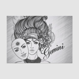 Papel De Seda Gemini mascarada Lady Zodiac