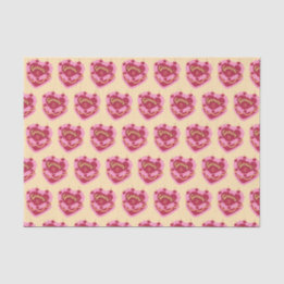 Papel De Seda Gemini Zodiac Coquette Heart Cake