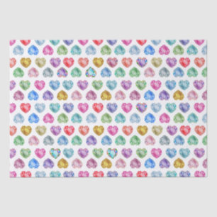 Papel De Seda Gemstone Colorful Divertimento Girly Gemstone Coca