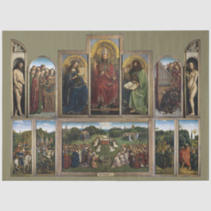 Papel De Seda Gent Altarpaper, Van Eyck Brothers