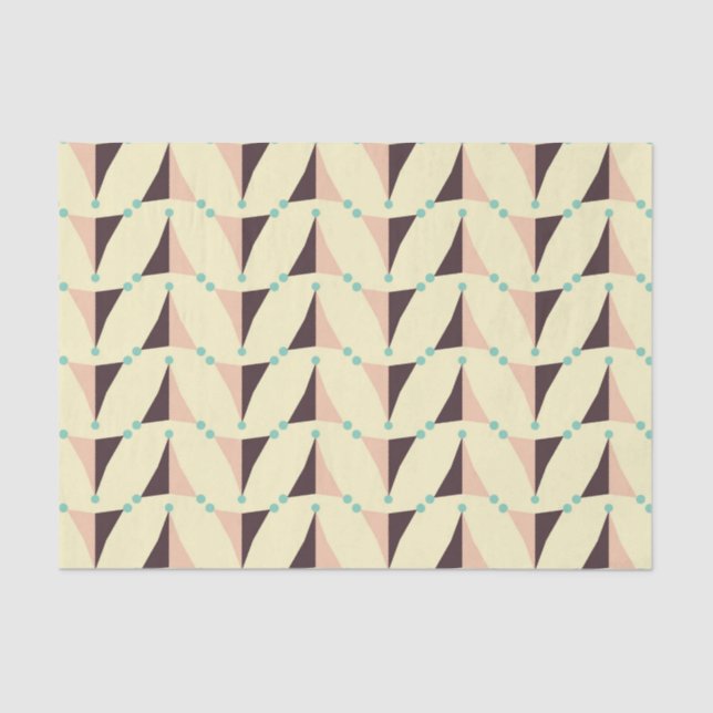 Papel De Seda Geometric pattern in retro vibe (Frente )