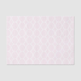 Papel De Seda Geométrico Ogee Treliça Rosa Suave