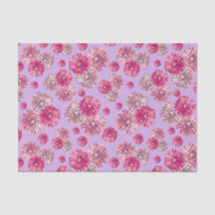 Papel De Seda Gerbera Daisies, cor-de-rosa