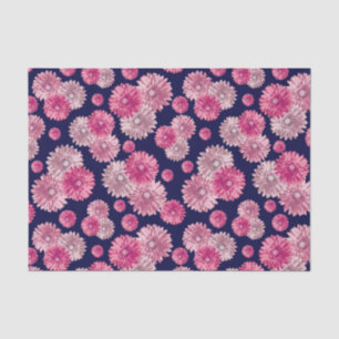 Papel De Seda Gerbera Daisies, cor-de-rosa