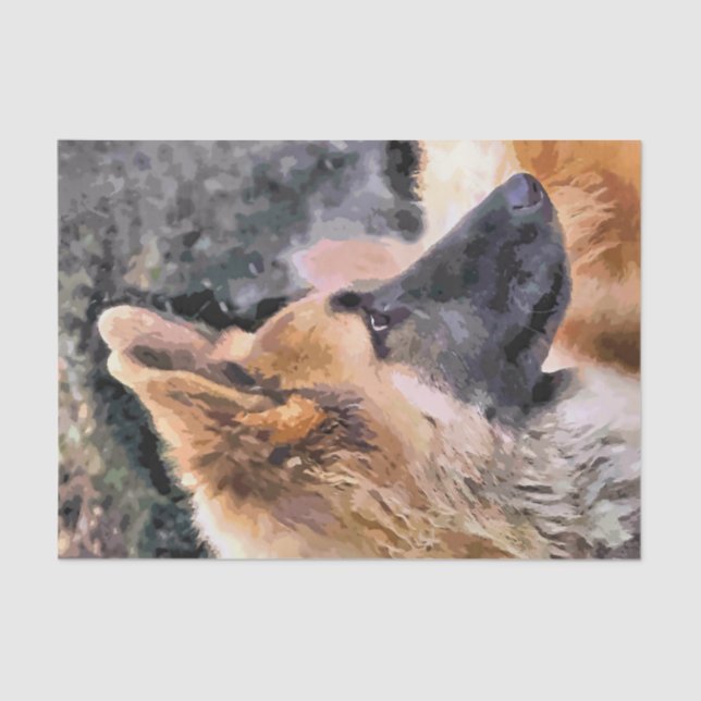 PAPEL DE SEDA GERMAN SHEPHERD DOG (Frente )