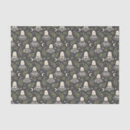Papel De Seda Ghost Lace do Bonito Halloween - Verde