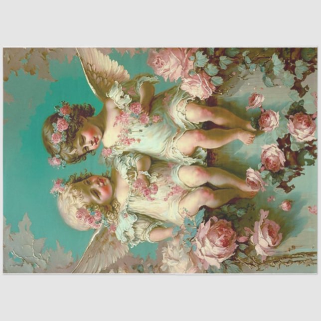 Papel De Seda Giggls Girls cherubs Tissue Paper (Frente )