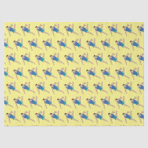 Papel De Seda Ginasta Masculina