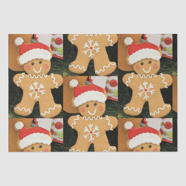 Papel De Seda Ginger Bread Man (Frente )