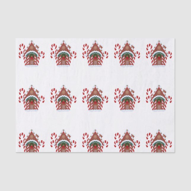 Papel De Seda Gingercake House (Frente )