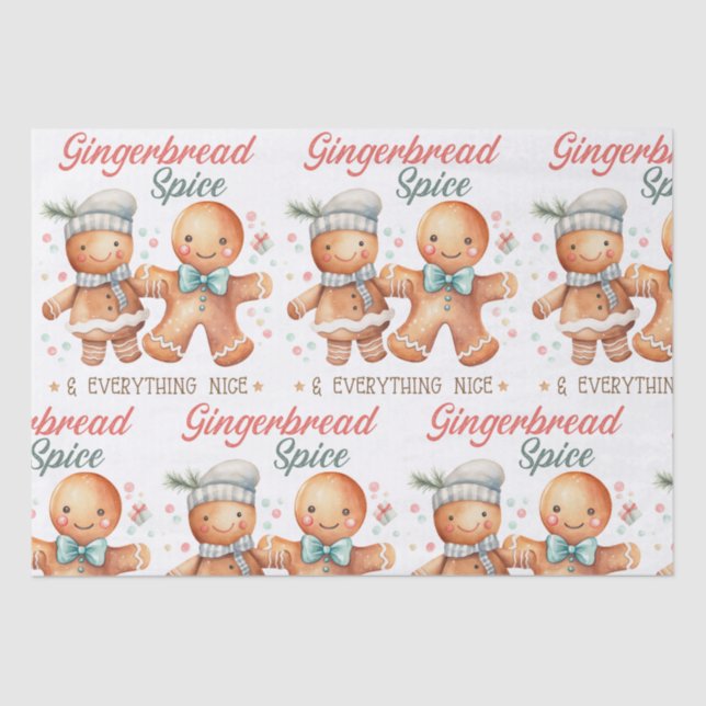 Papel De Seda Gingerpão especiarias e tudo mais legal (Frente )