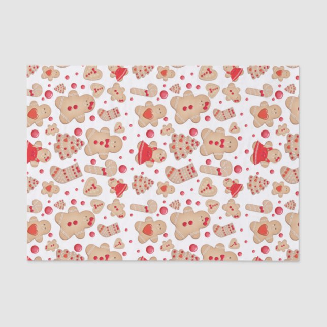 Papel De Seda Gingerpão Homem cozido Biscoitos Whimsical Russos (Frente )