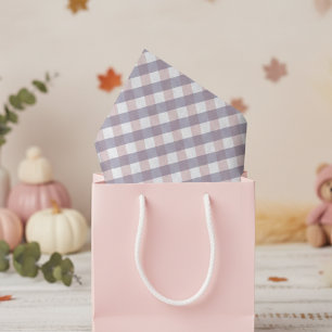 Papel De Seda Gingham Padrinha, Pia e Púrpura, Penteada