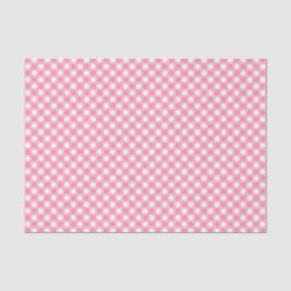 Papel De Seda Gingham Pink-Pink Pastel