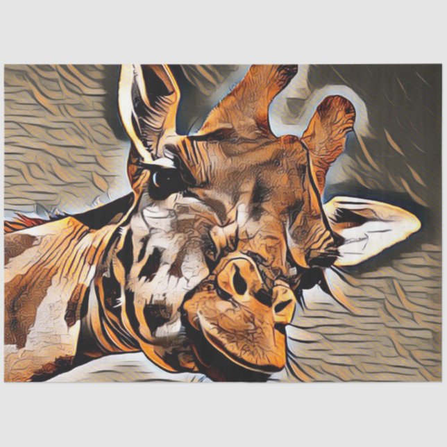 Papel De Seda Girafa de ArtAnimal (Frente )