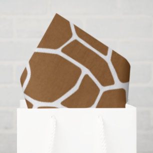 Papel De Seda Girafa Marrom
