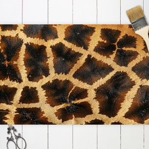Papel De Seda Girafa Ocultar Dissociação de Padrão de Mancha