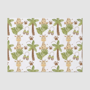 Papel De Seda Girafa safari