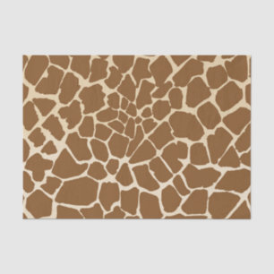 Papel De Seda Giraffe fur Pattern Impressão