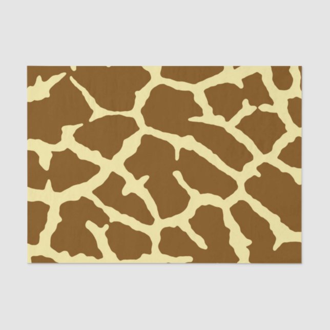 Papel De Seda Giraffe Impressão (Frente )