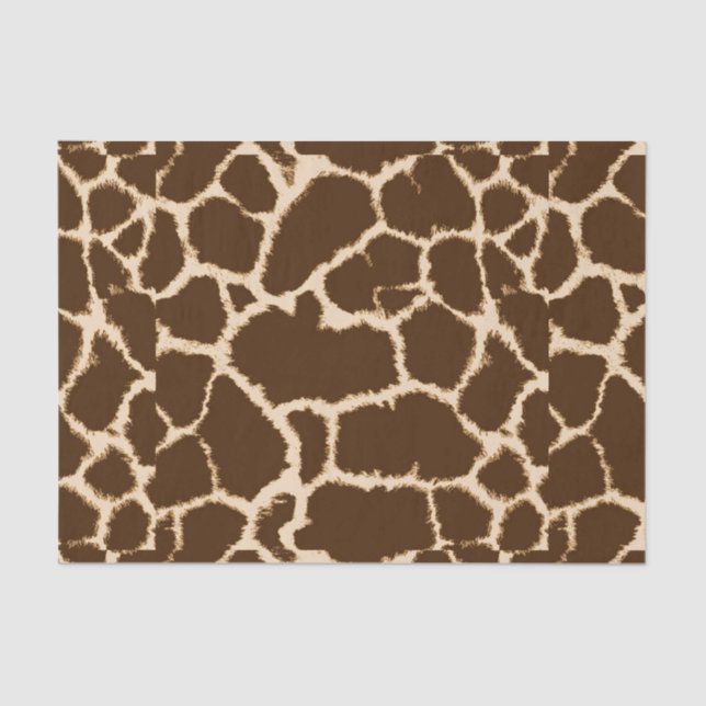 Papel De Seda Giraffe Impressão (Frente )
