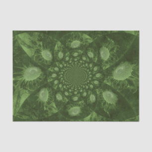 Papel De Seda Girasóis Arte Floral Verde Abstrata Decoupagem
