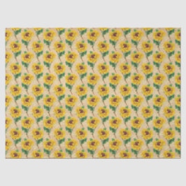 Papel De Seda Girassóis e Dragões Série Design 10