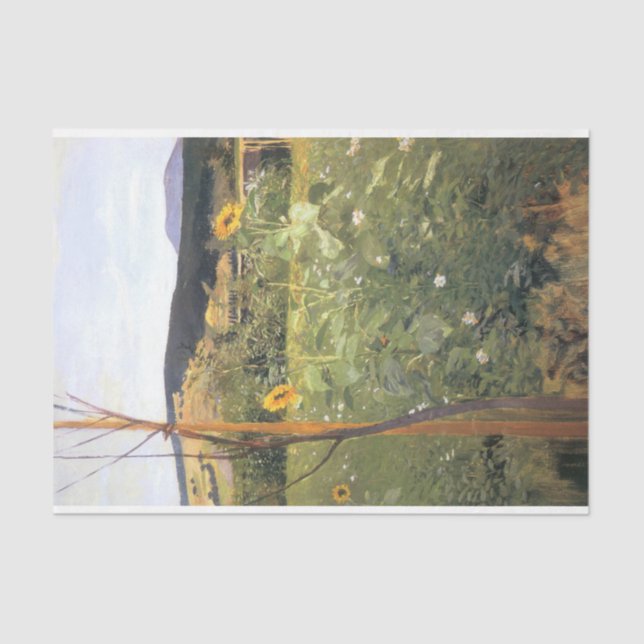 Papel De Seda Girassóis (por Jacek Malczewski) (Frente )