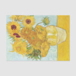 Papel De Seda girassol por Vincent Van Gogh, post impressionista<br><div class="desc">girassol por Vincent Van Gogh, pintor post impressionista, vintage, óleo na canvas</div>