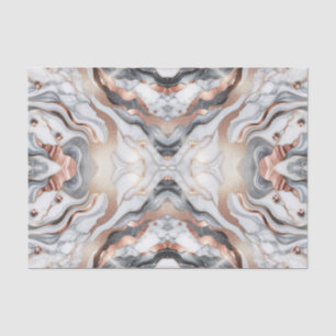 Papel De Seda Girassol Rosa Dourado Silver e Marble Branco