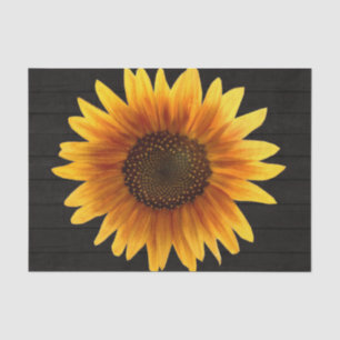 Papel De Seda Girassol rústico do outono