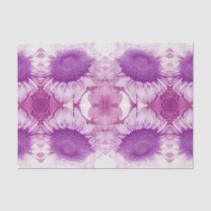 Papel De Seda Girassol Vintage Quic Purple Floral Antiquado