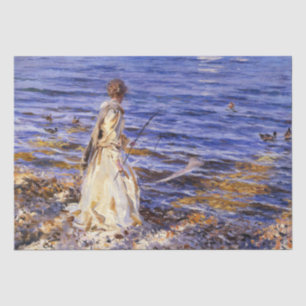 Papel De Seda Girl Fisheries (por John Singer Sargent)