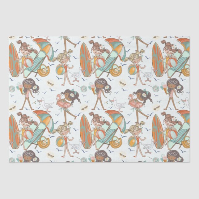 Papel De Seda Girls Beach Party (Frente )