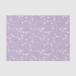 Papel De Seda Girly Lavender Glitter Sparkle Birthday